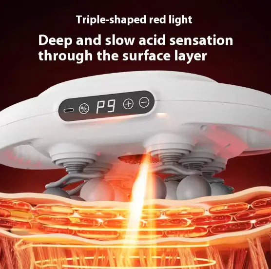 12-Head Fascia Massage Gun – Deep Tissue Muscle Relaxation Device Beautimech