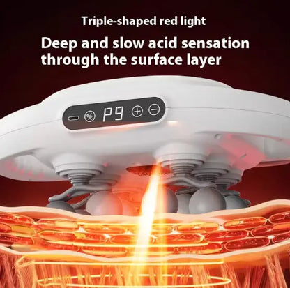 12-Head Fascia Massage Gun – Deep Tissue Muscle Relaxation Device Beautimech