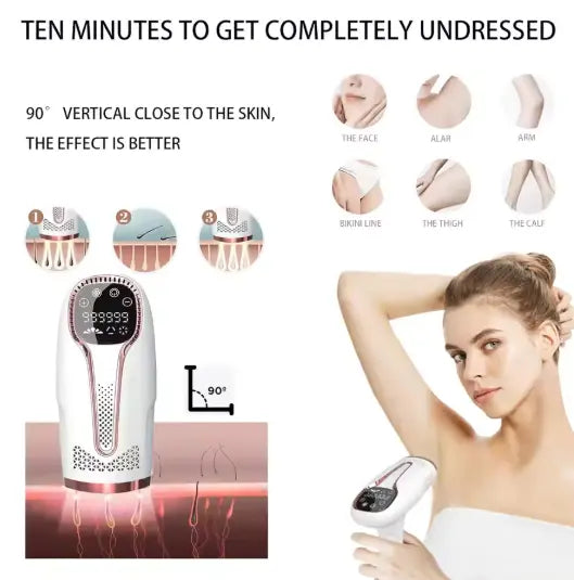 Babyverse™ Digital IPL Hair Removal Device – Painless Permanent Hair Reduction Beautimech